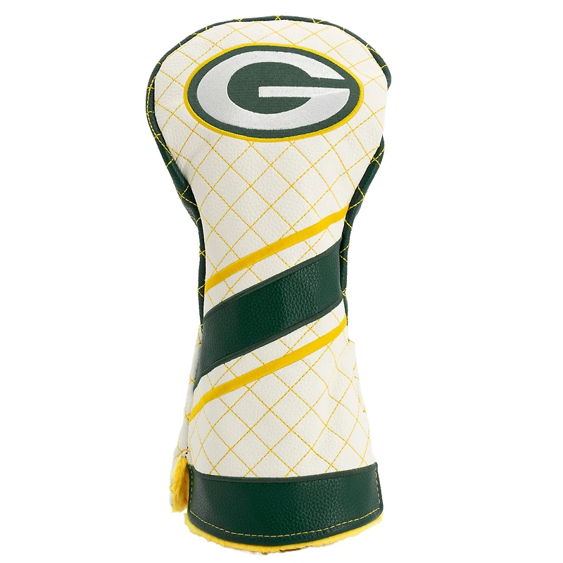 Green Bay Packers Striped Quilted Driver Headcover