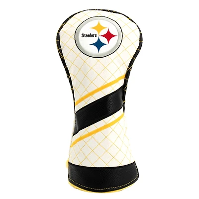 Pittsburgh Steelers Striped Quilted Driver Headcover