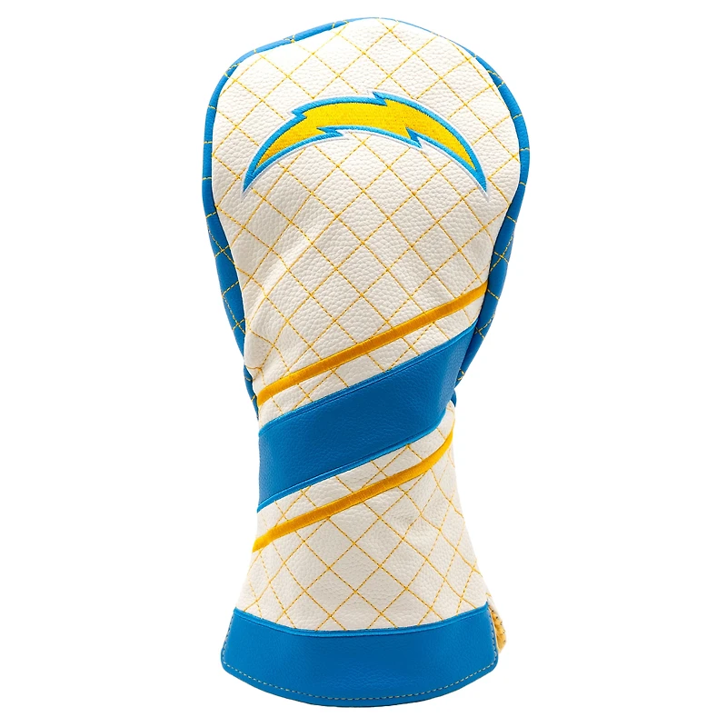 Los Angeles Chargers Striped Quilted Driver Headcover