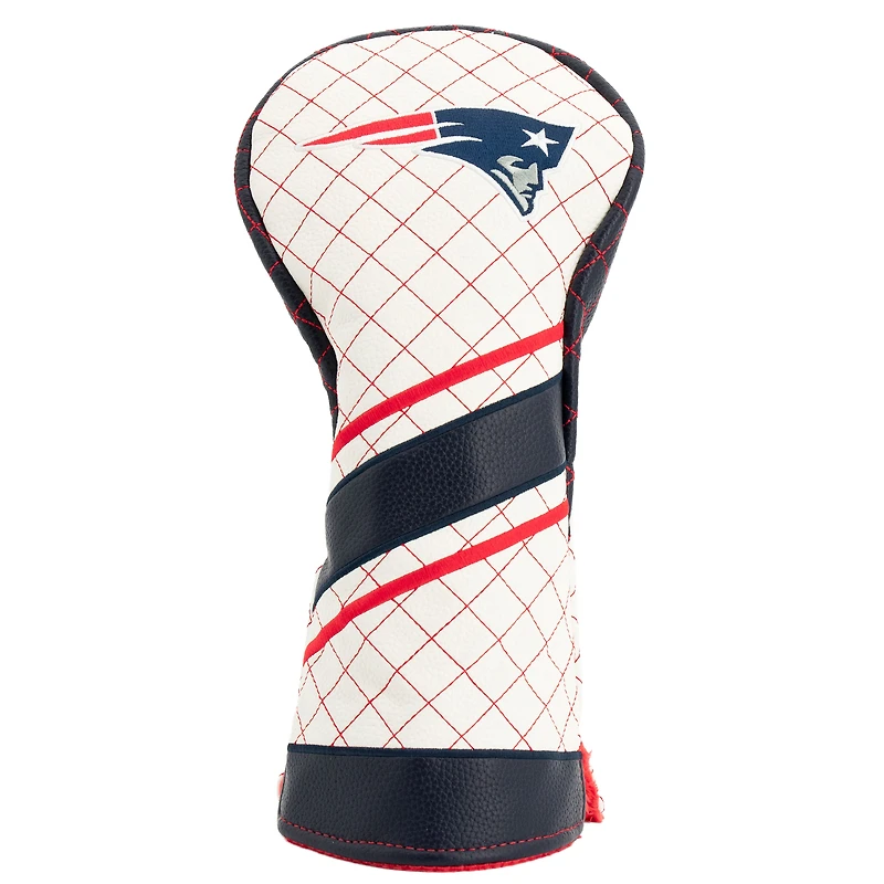 New England Patriots Striped Quilted Driver Headcover