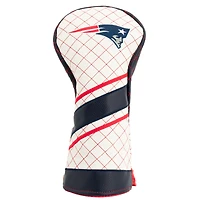 New England Patriots Striped Quilted Driver Headcover