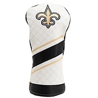 New Orleans Saints Striped Quilted Driver Headcover