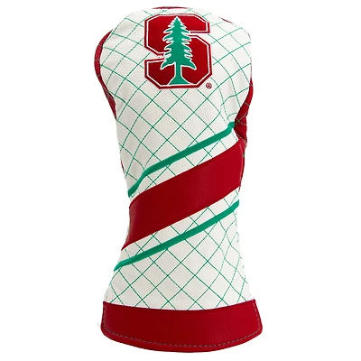 Stanford Cardinal Striped Quilted Driver Headcover