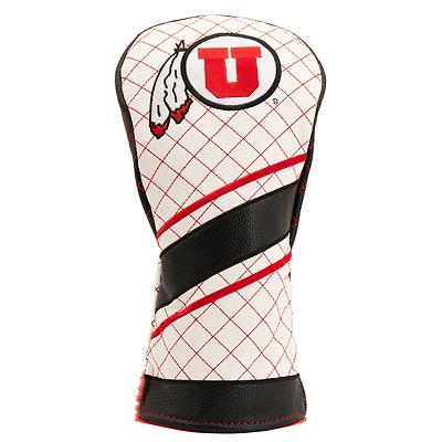 Utah Utes Striped Quilted Driver Headcover