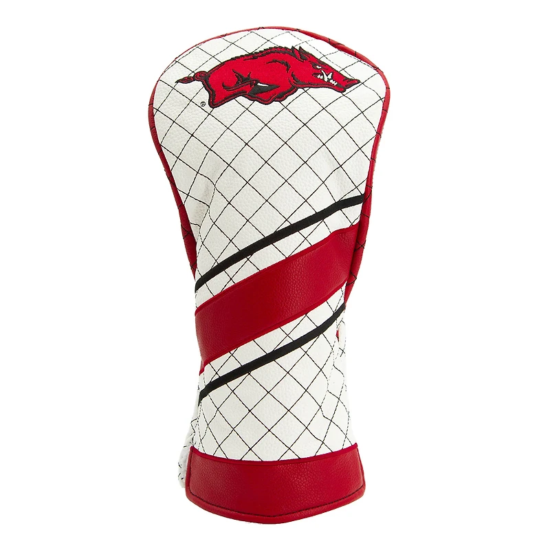 Arkansas Razorbacks Striped Quilted Driver Headcover