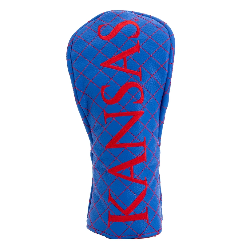 Kansas Jayhawks Quilted Fairway Headcover