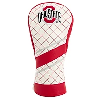 Ohio State Buckeyes Striped Quilted Fairway Headcover