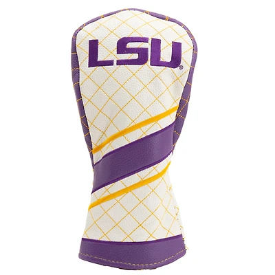 LSU Tigers Striped Quilted Fairway Headcover