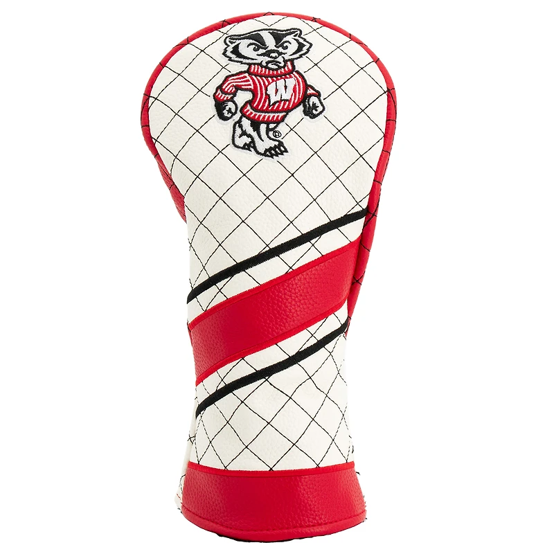 Wisconsin Badgers Striped Quilted Fairway Headcover