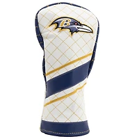 Baltimore Ravens Striped Quilted Fairway Headcover