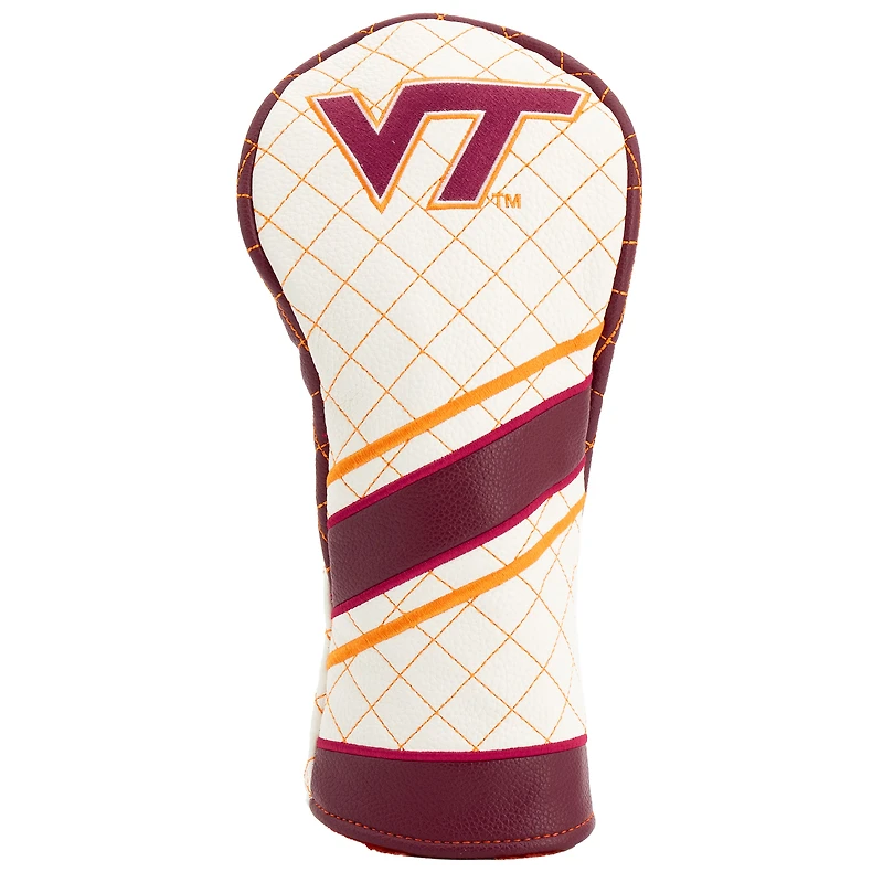 Virginia Tech Hokies Striped Quilted Fairway Headcover
