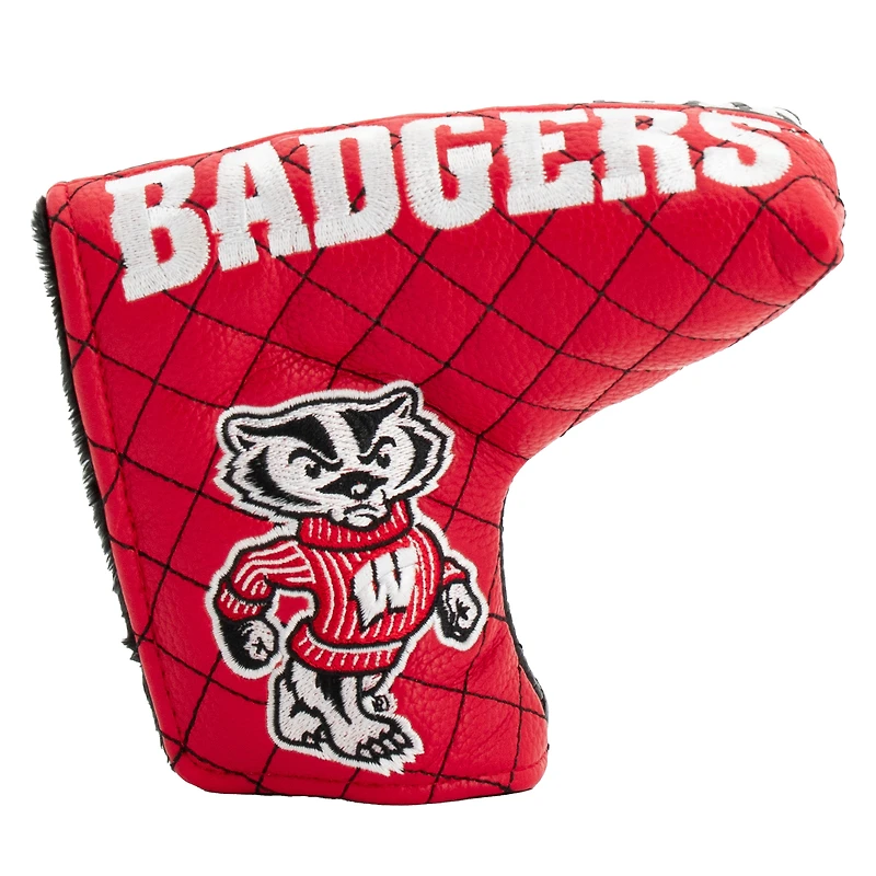 Wisconsin Badgers Quilted Blade Putter Cover