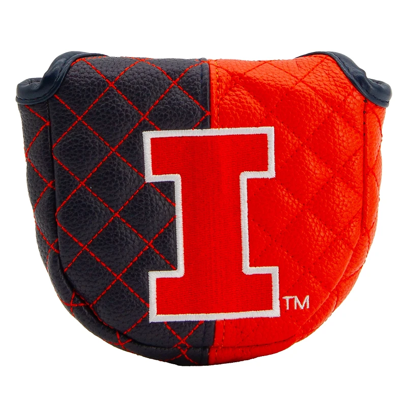 Illinois Fighting Illini Quilted Mallet Putter Cover