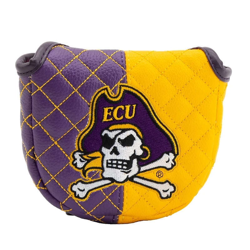 ECU Pirates Quilted Mallet Putter Cover