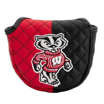 Wisconsin Badgers Quilted Mallet Putter Cover