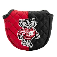 Wisconsin Badgers Quilted Mallet Putter Cover