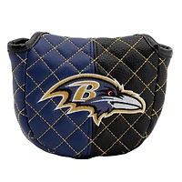 Baltimore Ravens Quilted Mallet Putter Cover