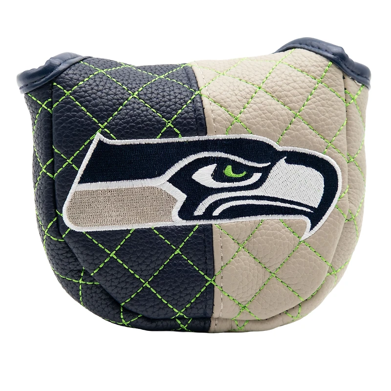 Seattle Seahawks Quilted Mallet Putter Cover
