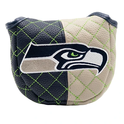 Seattle Seahawks Quilted Mallet Putter Cover