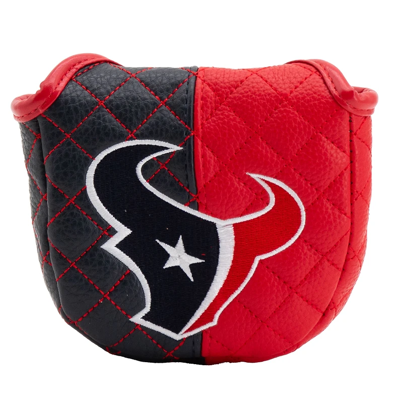Houston Texans Quilted Mallet Putter Cover