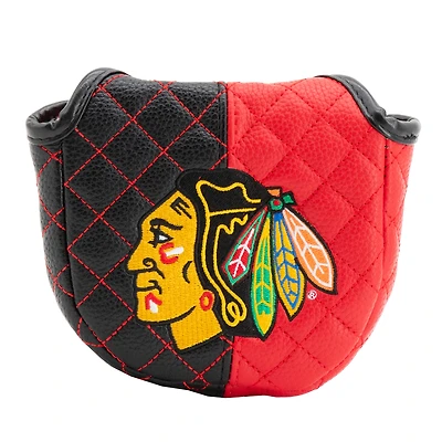 Chicago Blackhawks Quilted Mallet Putter Cover