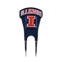 Illinois Fighting Illini Shaped Divot Tool