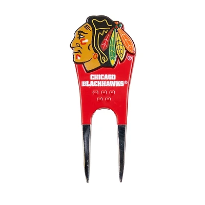 Chicago Blackhawks Shaped Divot Tool