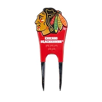 Chicago Blackhawks Shaped Divot Tool