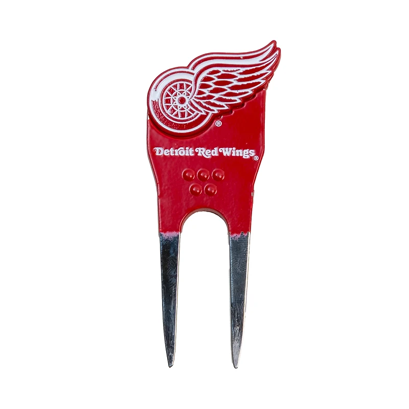 Detroit Red Wings Shaped Divot Tool