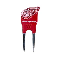 Detroit Red Wings Shaped Divot Tool