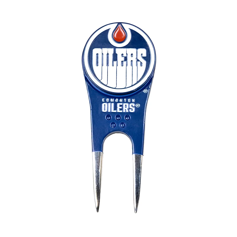 Edmonton Oilers Shaped Divot Tool