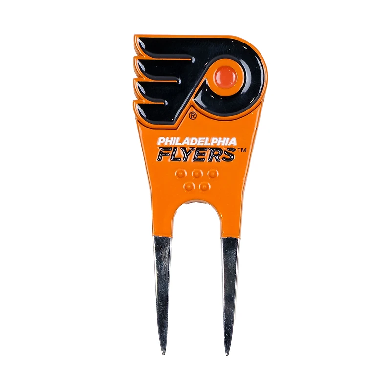 Philadelphia Flyers Shaped Divot Tool