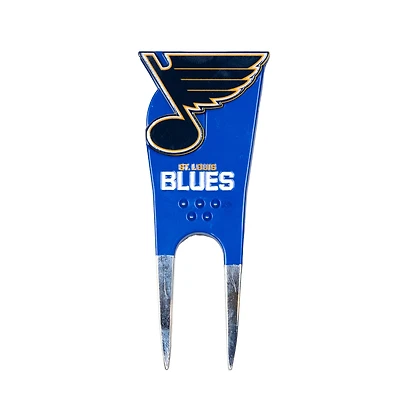 St. Louis Blues Shaped Divot Tool