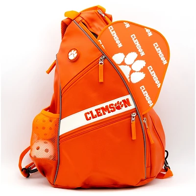 Clemson Tigers Embroidered Team Pickleball Backpack