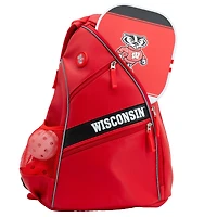 Wisconsin Badgers Embroidered Team Pickleball Backpack