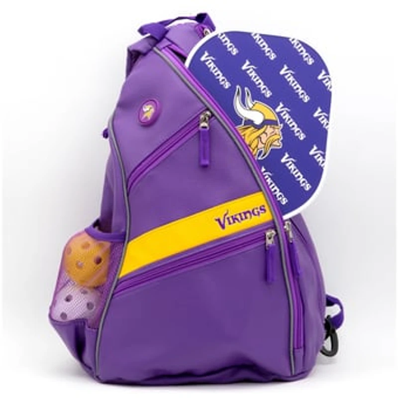 Minnesota Vikings Embroidered Team Pickleball Backpack