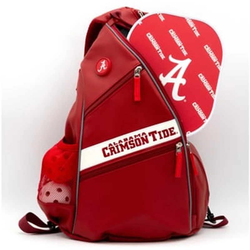 Alabama Crimson Tide Embroidered Team Pickleball Backpack
