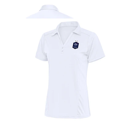 Women's Antigua  White France National Team Statement Polo