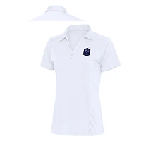 Women's Antigua  White France National Team Statement Polo