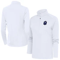 Women's Antigua France National Team Statement Half-Zip Pullover