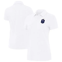 Women's Antigua  White France National Team Triple Shot Polo