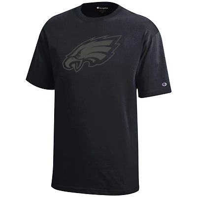 Youth Champion Black Philadelphia Eagles Tonal T-Shirt