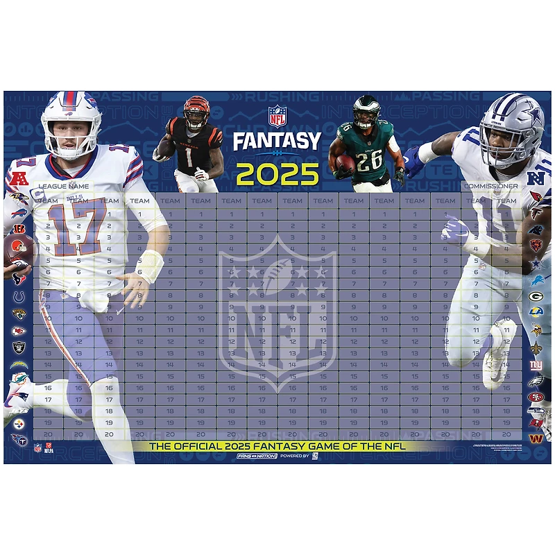 2025 NFL Fantasy Football Draft Kit