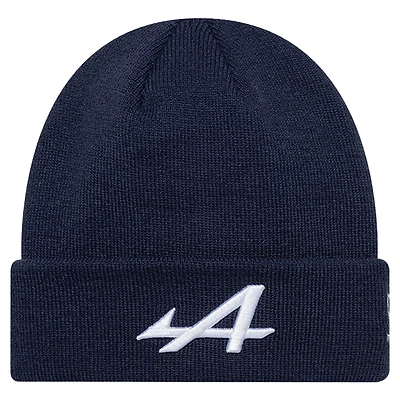 Unisex New Era Navy Alpine Essential Cuffed Knit Hat