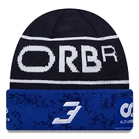 Youth New Era  Royal Red Bull Racing Cuffed Knit Hat