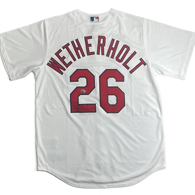JJ Wetherholt St. Louis Cardinals Autographed White Nike Home Jersey