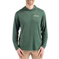 Men's Cutter & Buck New York Titans Gridiron Classics Coastline Epic Comfort Eco Recycled Long Sleeve Hoodie T-Shirt