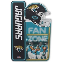 Jacksonville Jaguars 13" x 19.5" Fan Zone Metal Sign