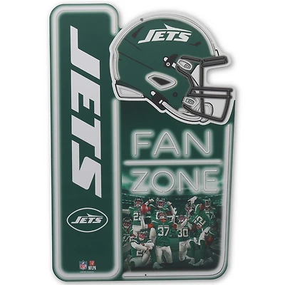 New York Jets 13" x 19.5" Fan Zone Metal Sign