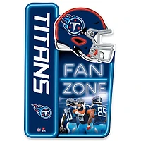Tennessee Titans 13" x 19.5" Fan Zone Metal Sign